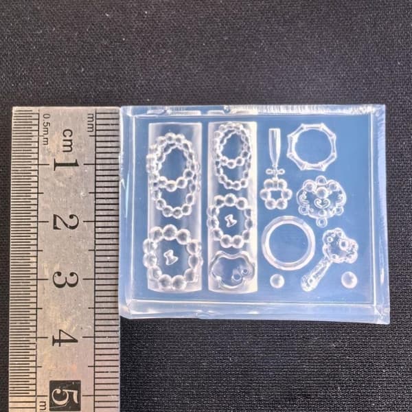 3D-tyylinen silikoninen kynsimuotti retro Egypti kynsimallit kynsi A A2