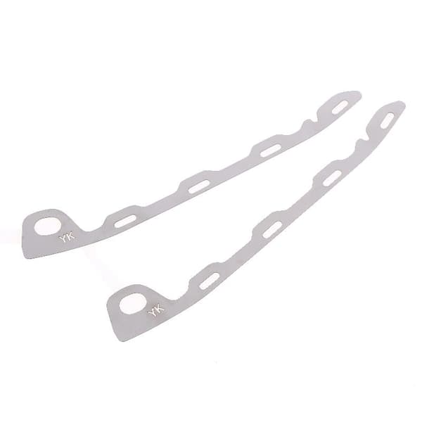 2 stk for Almera frontfanger 2011-2020 reparasjon metallplate spenne