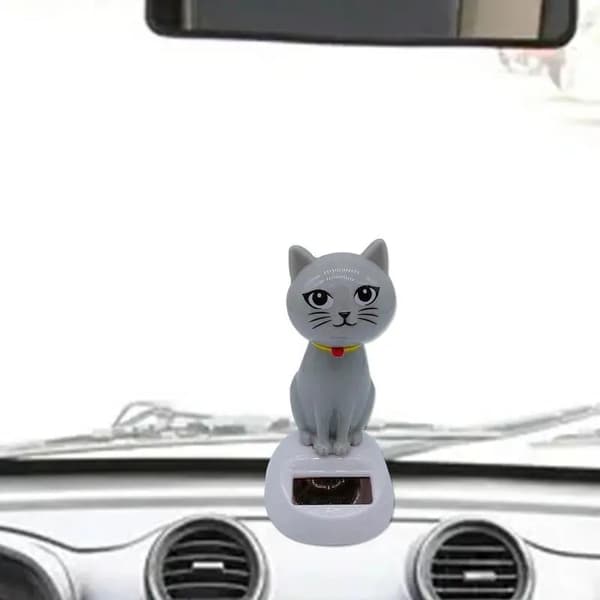 Solar Dancing Toy e Cat Solar Powered Swinging Cat Dashboard Eller B