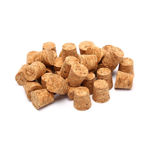 10 stk. Koniske naturlige korkpropper til vinflasker 18 10pcs