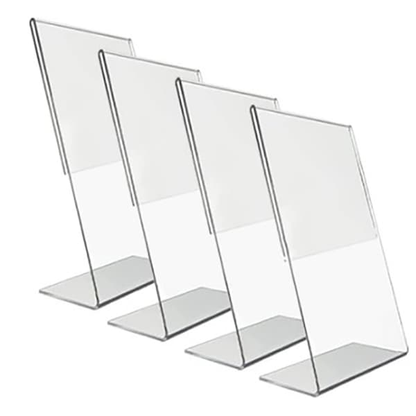 Transparent akryl bildram displaykort prislapp Transparent