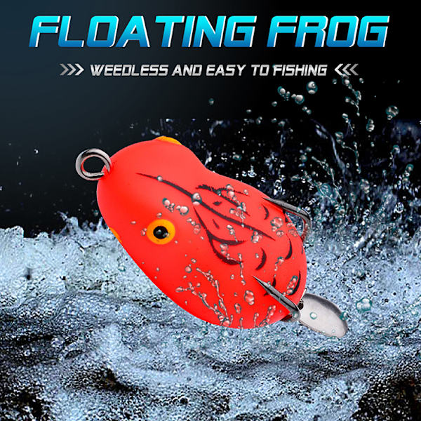 2 kpl 7g 4.5cm Mini Thunder Frog Roadbait Simulaatio Roadbait So A2