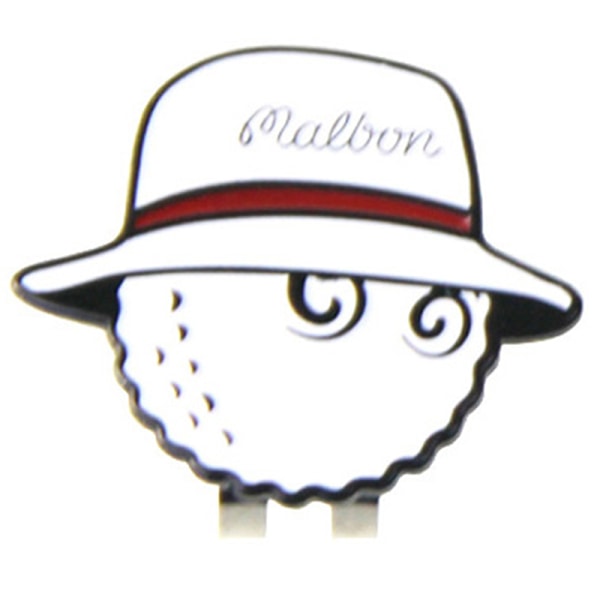 1 Stk Golf Cap Clips Mark Golf Ball Position Aftagelig golfhat M Red D