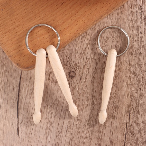Mini Drum Sticks Avaimenperä Puiset Rumputikut Avaimenperä Avaimenperä Avaimenperä A