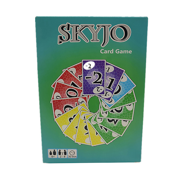 1 æske med "Skyjo Card Game" Family Gathering Game Card Holiday G