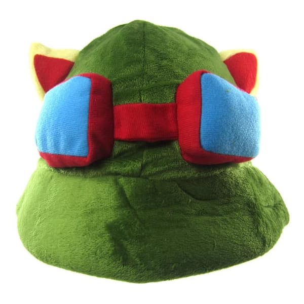 Swift Scout Teemo -hattu, vihreä krikettilippis, pelihahmon lippis, cosplay 02