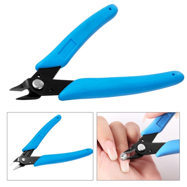 ter Plier Wire ting Työkalut Nail Art tekojalokivihelmet Helmien poisto Blue