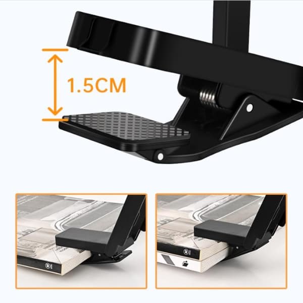 Ra98 Clip-on leselys USB oppladbart flimmerfritt boklys White
