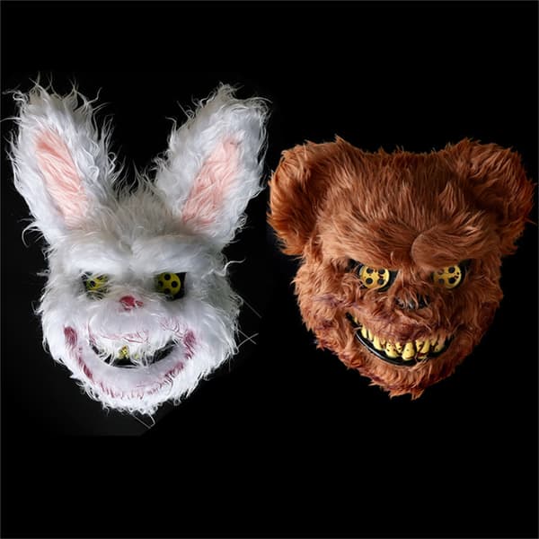Bear Cosplay Mask Halloween Carnival Party Head Cover Masquer A