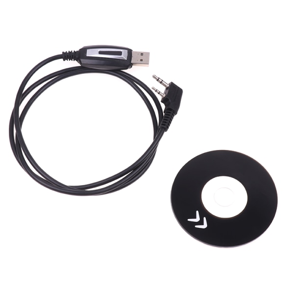 USB-programmeringskabel med driver-CD for UV-5RE UV-5R Pofung UV
