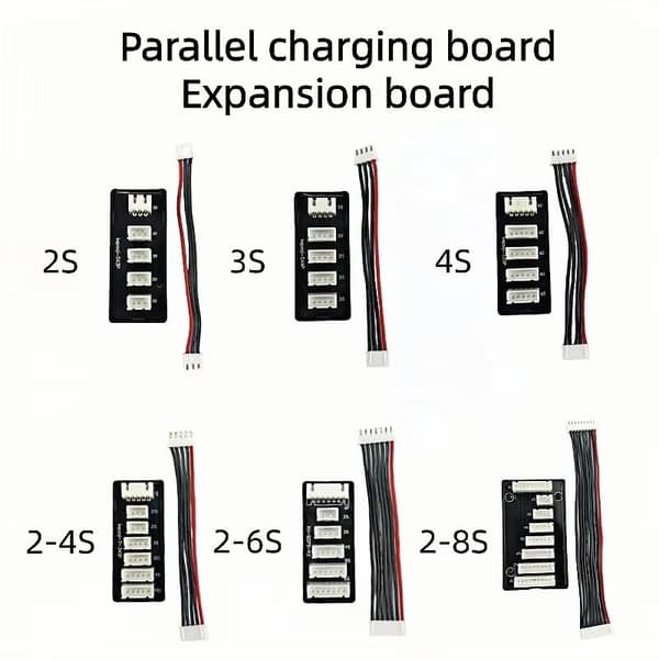 1 sett 2S 3S 4S 2-4S 2-6S 2-8S Lipo parallell balansert lade B A2