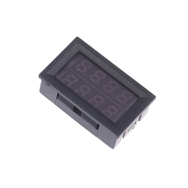 4-siffrig 5-tråds mini digital voltmeter ammeter DC 100V 10A Voltm