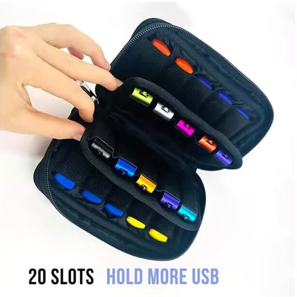 USB-flashdrev etui opbevaringsetui holder opbevaringstaske USB-flash 1