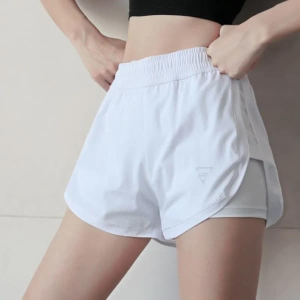 Yogashorts Kvinner Trening Elastisk Løpe Trening Kort Leggings B M