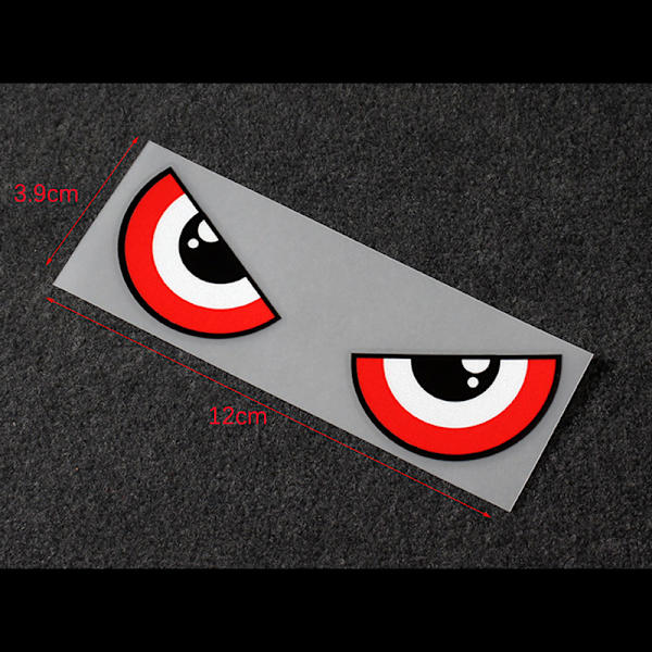 Devil eyes bilklistremerker bilhjelm elbil motorsykkel refl A9
