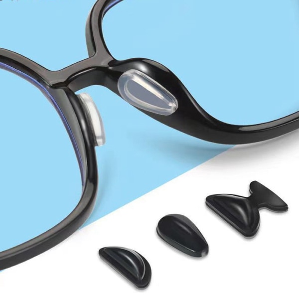 Silikon Glasögon Nos Pads Självhäftande Silikon Anti-Slip Stick B