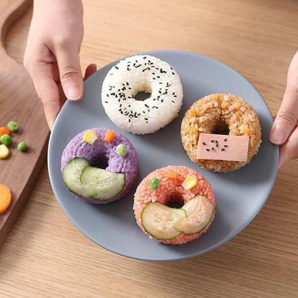 2 STK Creative Sushi Donut Shape Maker Rice Ball Mold Hjem Non-S