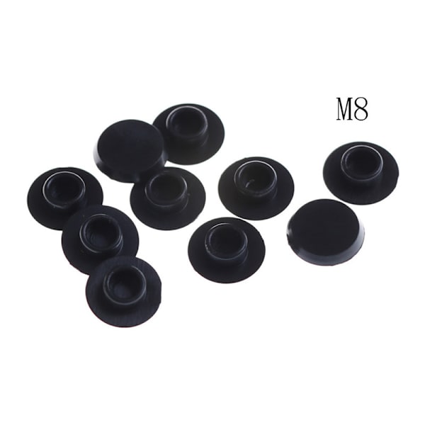 10 st Hex Socket Allen Bolt Skruv Mutter Sexkant Huvudskyddskåpa Pr M8