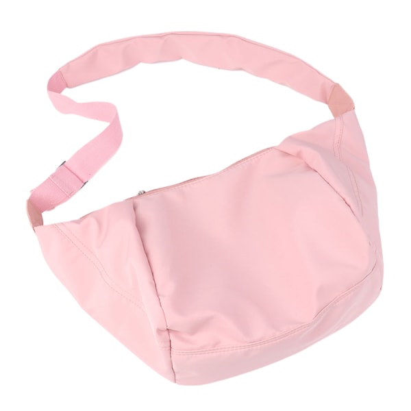 Damväska Stor kapacitet Casual Nylon Crossbody Bag Dumpling Pink