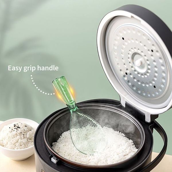 Stående risskje Non Stick PP-materiale Riskokeskje Ki Orange