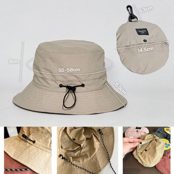 Vandtæt Fishmen Hat Sommer Kvinder Sol Anti-UV Protection Camp E