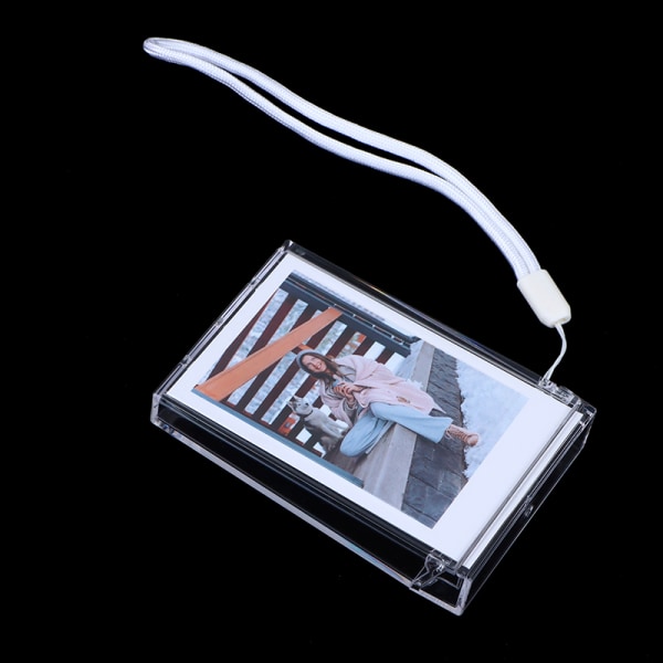 Pockets Photo Album 3 tuuman läpinäkyvä valokuvakorttiteline Ins Transparent