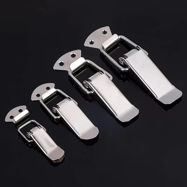 Spärr Fångst Anka mun Spänne Krok Trälåda Haspar Clamp Metal A1