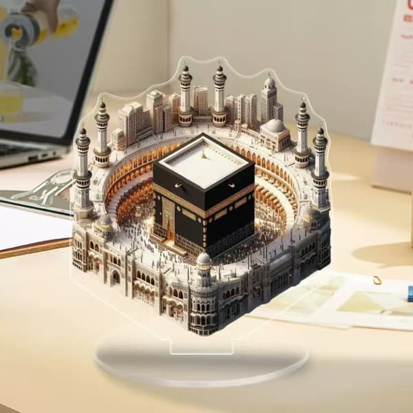 2D Akryl Måne Håndverk Dekorasjon For Ramadan Slott Kirke Bue A2