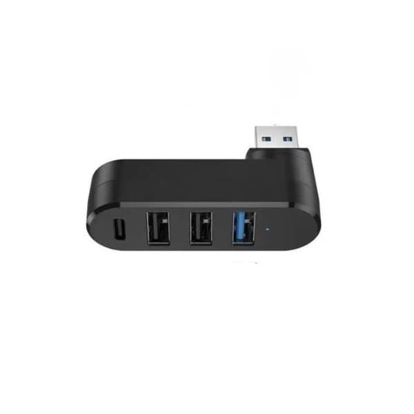 180 roterbar USB 30 Hub 3 4 portar Typ C Splitter Höghastighets D A1