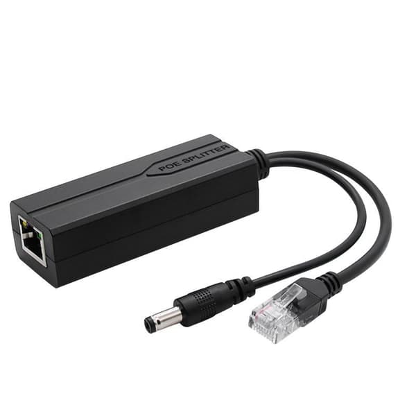 Deler POE 48V til 12V IEEE 802.3af POE Splitter Adapter for Se
