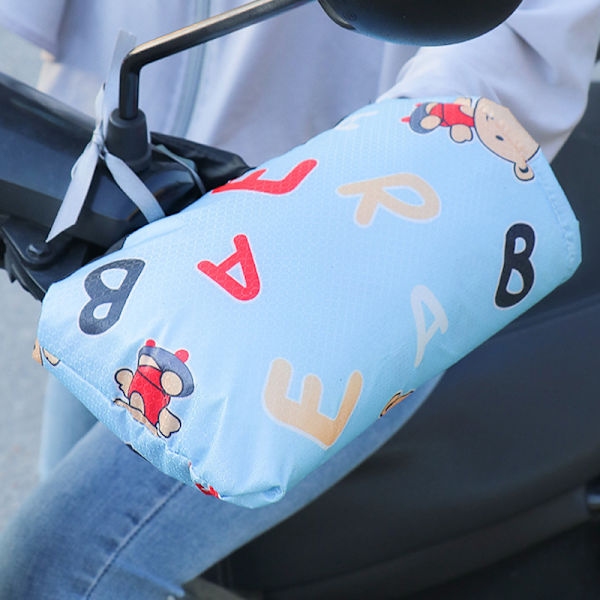 Motorsykkel Sykkelhansker Scooter Varmt Håndtak Hånd Muffs votter A3