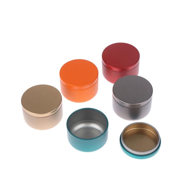 5,4 cm Mini Metal Dåser Te Sukker Te Beholder Opbevaring A10