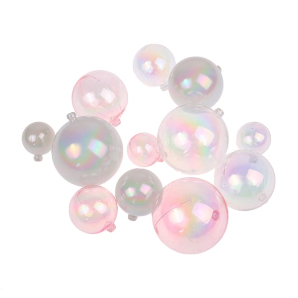 4 kpl Värikkäitä Clear Balls Cake Toppers Balls Cupcake Cake Inser Transparent