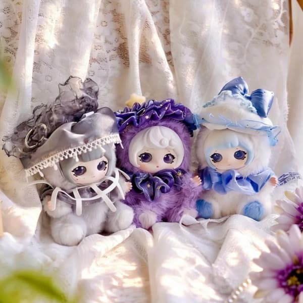 YuLi Hug Cloud Dream Series Blind Box e Fluffy Vinyl Doll Keych 1Box Random
