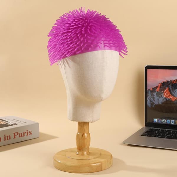 Spiky Ball Hat - Morsom hodeplagg for skøyerstreker Pink