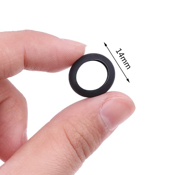 10 stk Flate øretelefoner Silicon Rubber Ring Case Fleksibel øretelefon