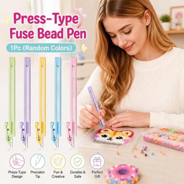 Pärlpenna med lång design, press-typ pärlverktyg A1