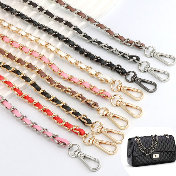 110 cm Pung Chain Strap Crossbody Chains Erstatningslæder A7