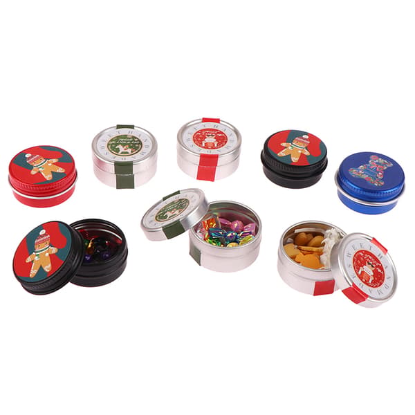 1Set 1:12 Dollhouse Mini Julkakor Godis Presentförpackning Plåt B 2#