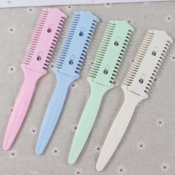 Dubbla sidor Razor DIY Trimmer med blad Hår Razor Kamhår 1PCS