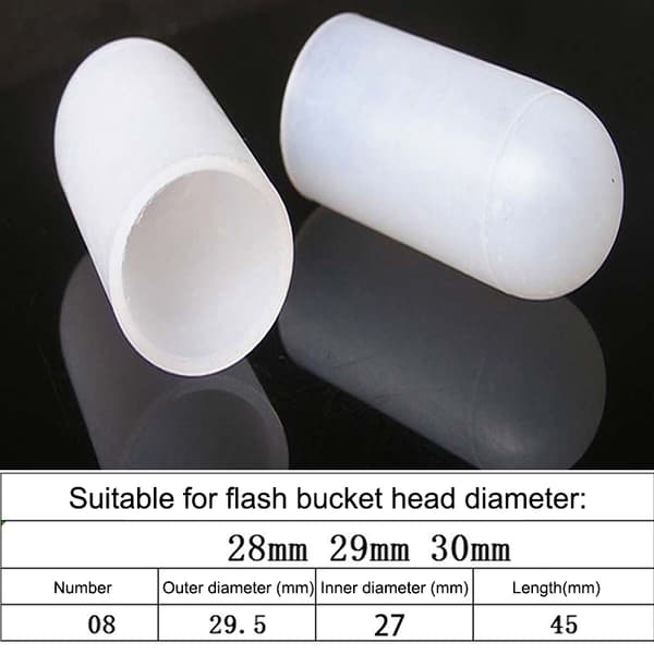 2 stk. silikone elastisk lygteskærm til SP31 SP35 SP36 1 28 30mm