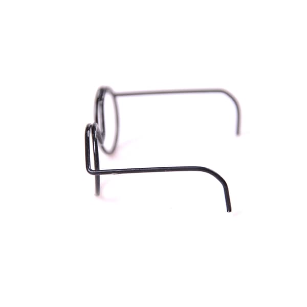 2 STK Round Frame Lensless Retro kule dukkebriller for 1/6 30cm