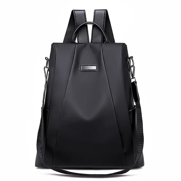 Ny Stöldskyddsryggsäck Kvinnor Ryggsäckar Multifunctional Travel Black