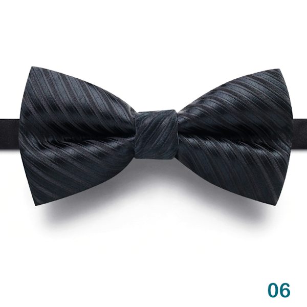 Mode Mænd Butterfly Party Bryllupssløjfe Black Bowknot Bowti 06