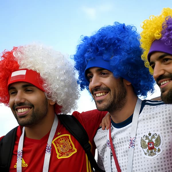 Fotballfan Parykk Pannebånd E