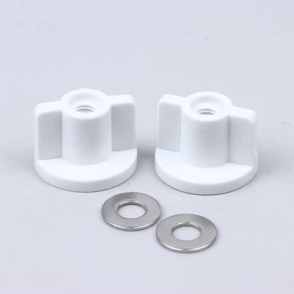 Fast Erstatningsmutter Bakre Fast Erstatning For 6mm Skruer Toi A1 2PCS