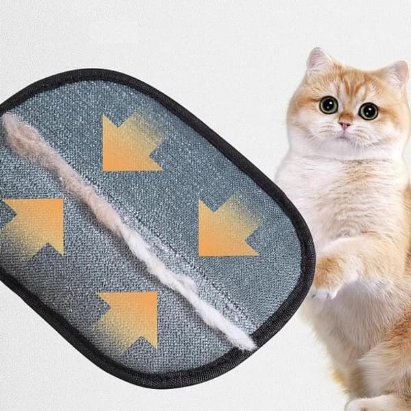 Elektrostatiske handsker til fjernelse af kæledyrshår til hunde- og kattepleje A