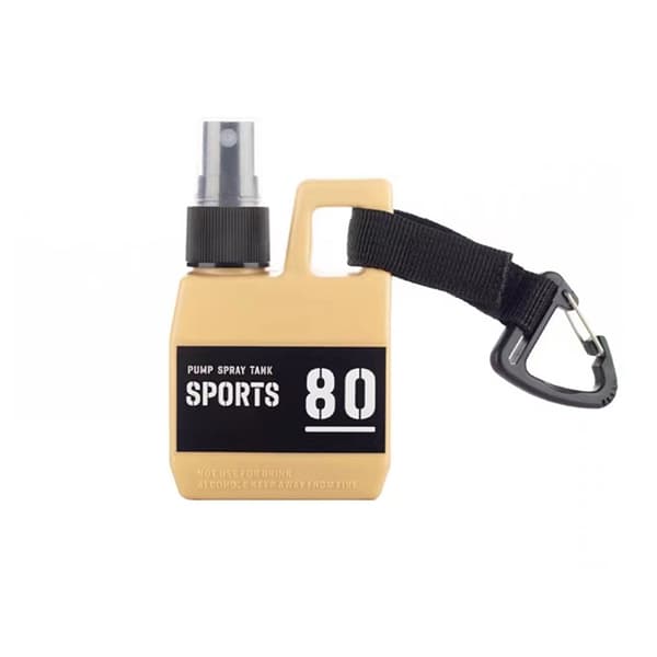 80ml Outdoor Camping Portable Pump Parfym Refillable Spray Bot black