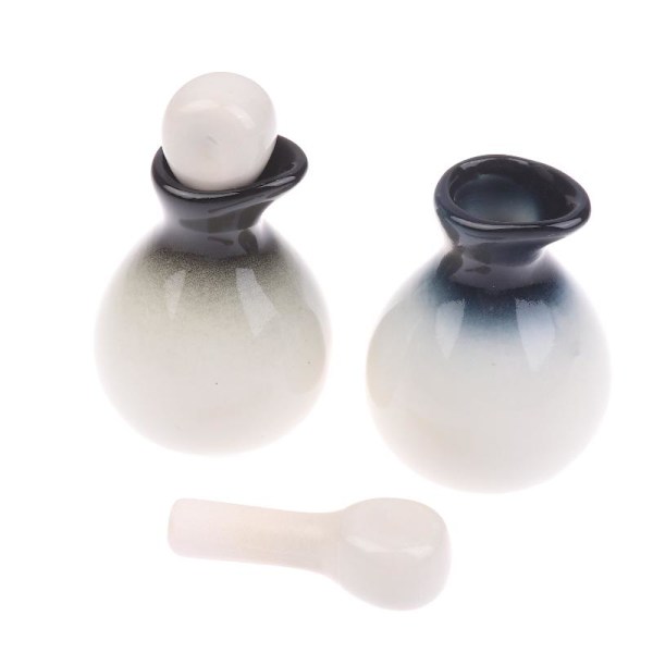 60 ml keramisk doft eterisk oljeflaska aromaterapi tom Green