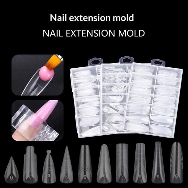 Poly Dual Forms Nagelgel Snabbt Byggande Form Tips Nagel Förlängning NO25